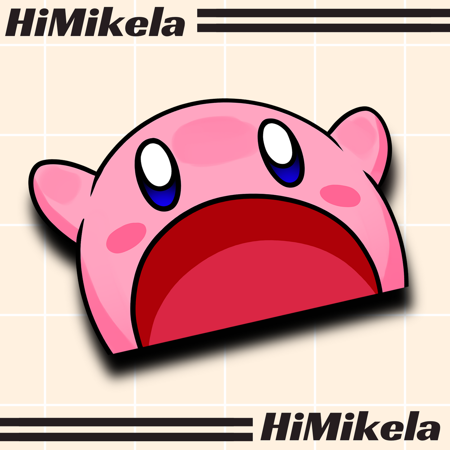 Kirby Peeker Decal