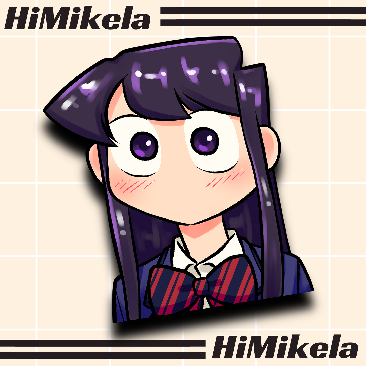 Komi Peeker Decal