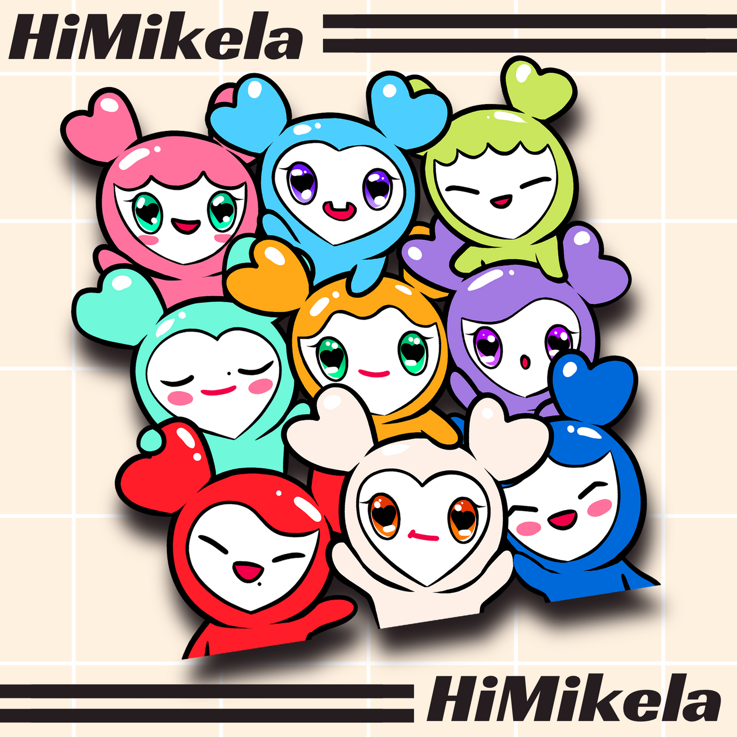 Twice Lovelys Peeker Decal