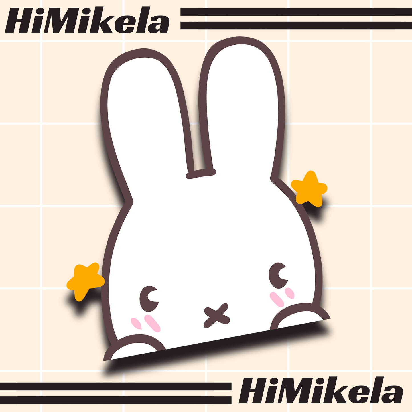 Miffy Peeker Decal