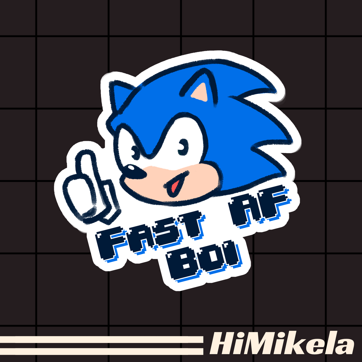 Fast AF Sticker