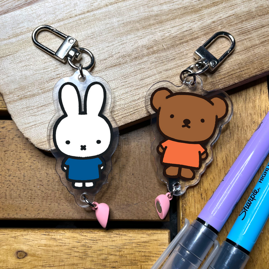 Miffy & Boris Heart Charms