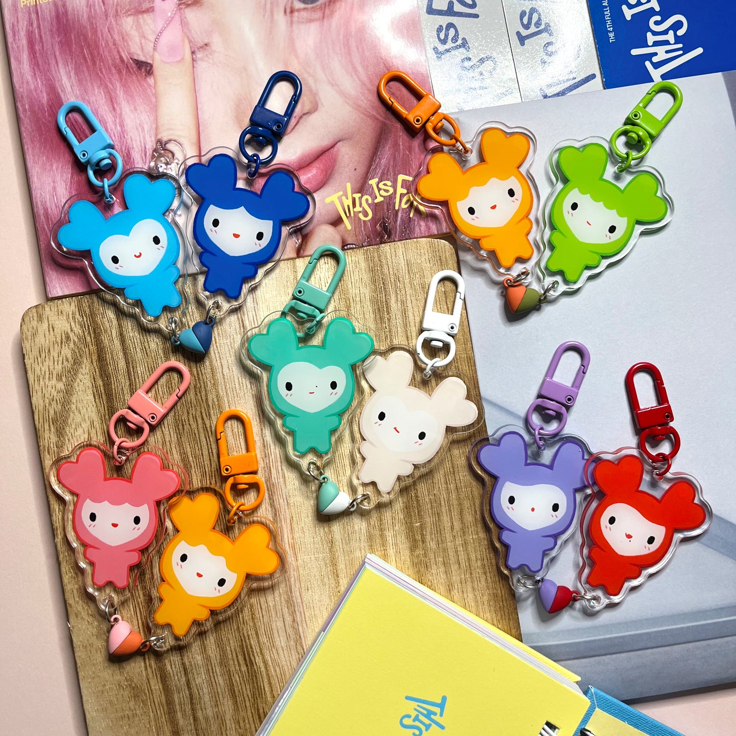 Twice Lovely Magnetic Heart Charms