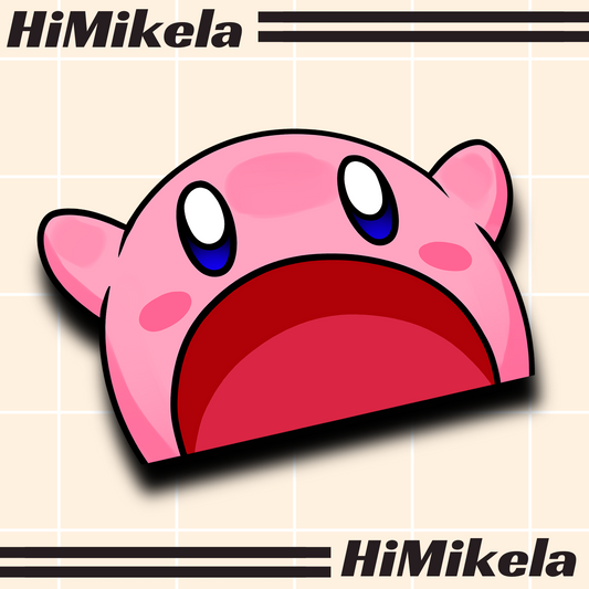 Kirby Peeker Decal