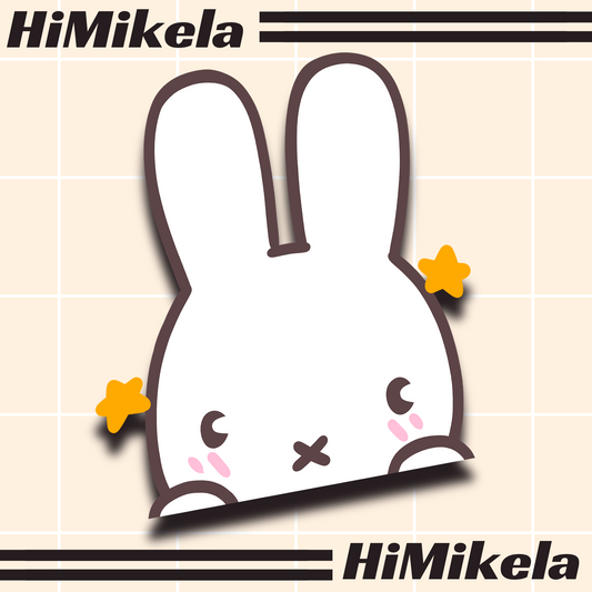 Miffy Peeker Decal