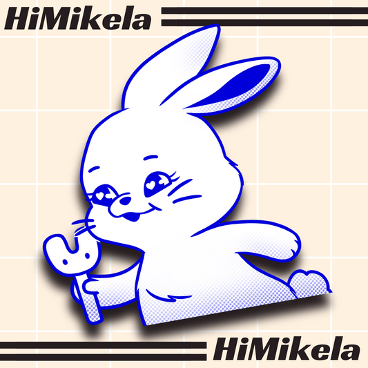 New Jeans Bunny Peeker Decal