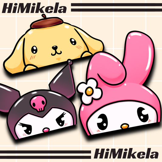 Sanrio Peeker Decals