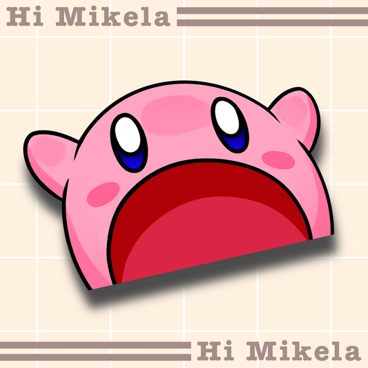 Kirby Peeker Decal