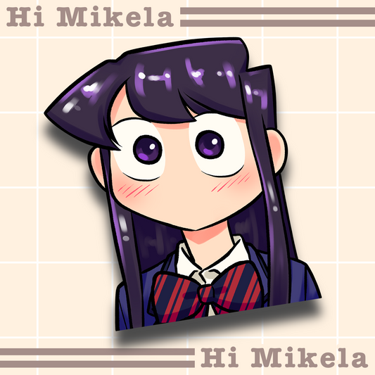 Komi Peeker Decal