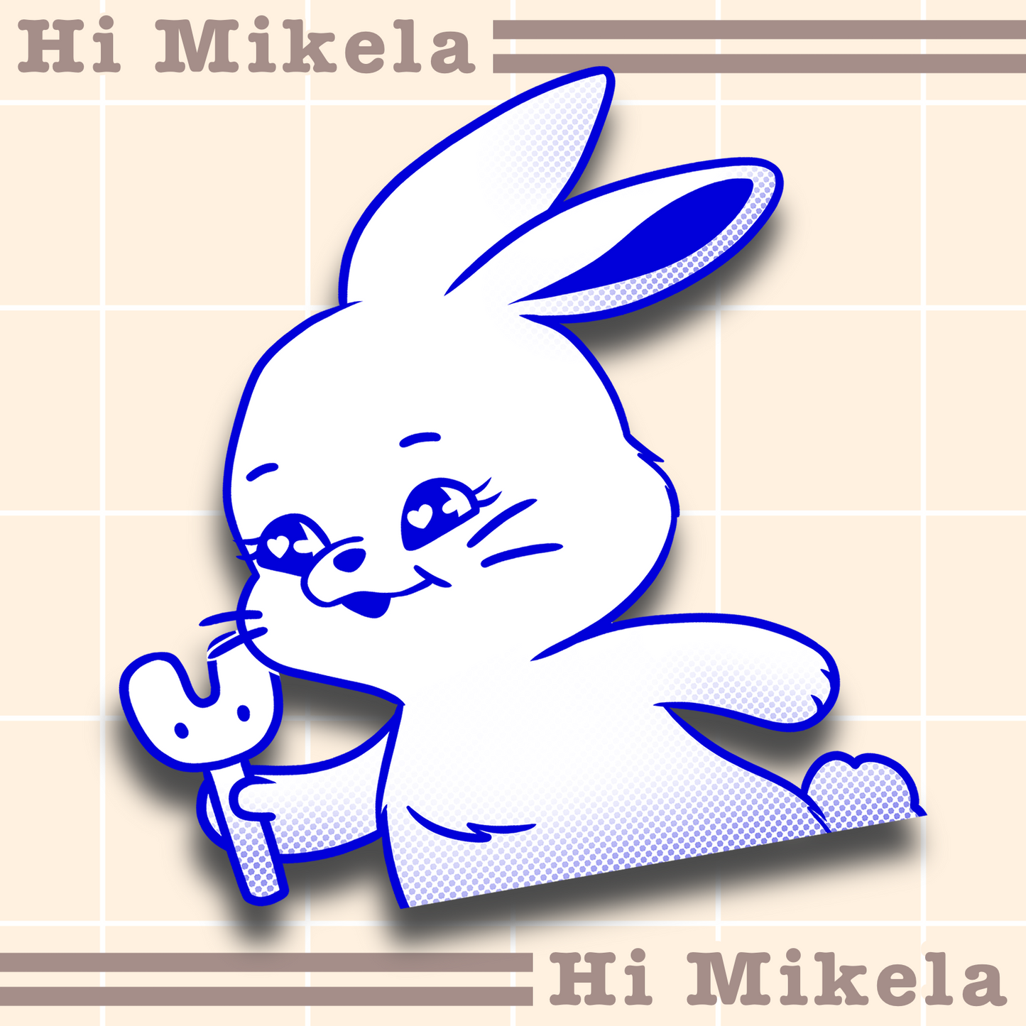 New Jeans Bunny Peeker Decal