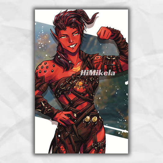 BG3 Karlach Large Print