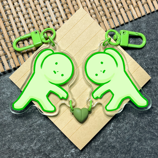 Smiski Magnetic Heart Charms