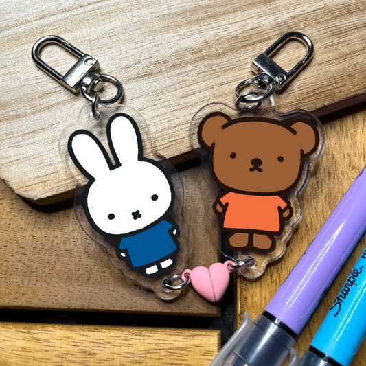 Miffy & Boris Heart Charms