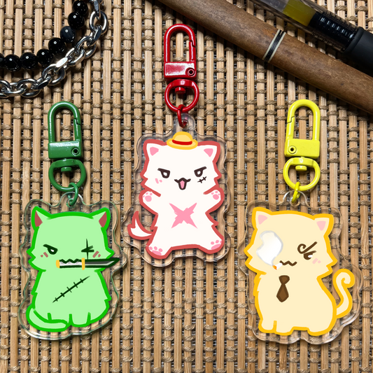 OP Cat Acrylic Charms