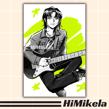 Green Yuri Small Prints
