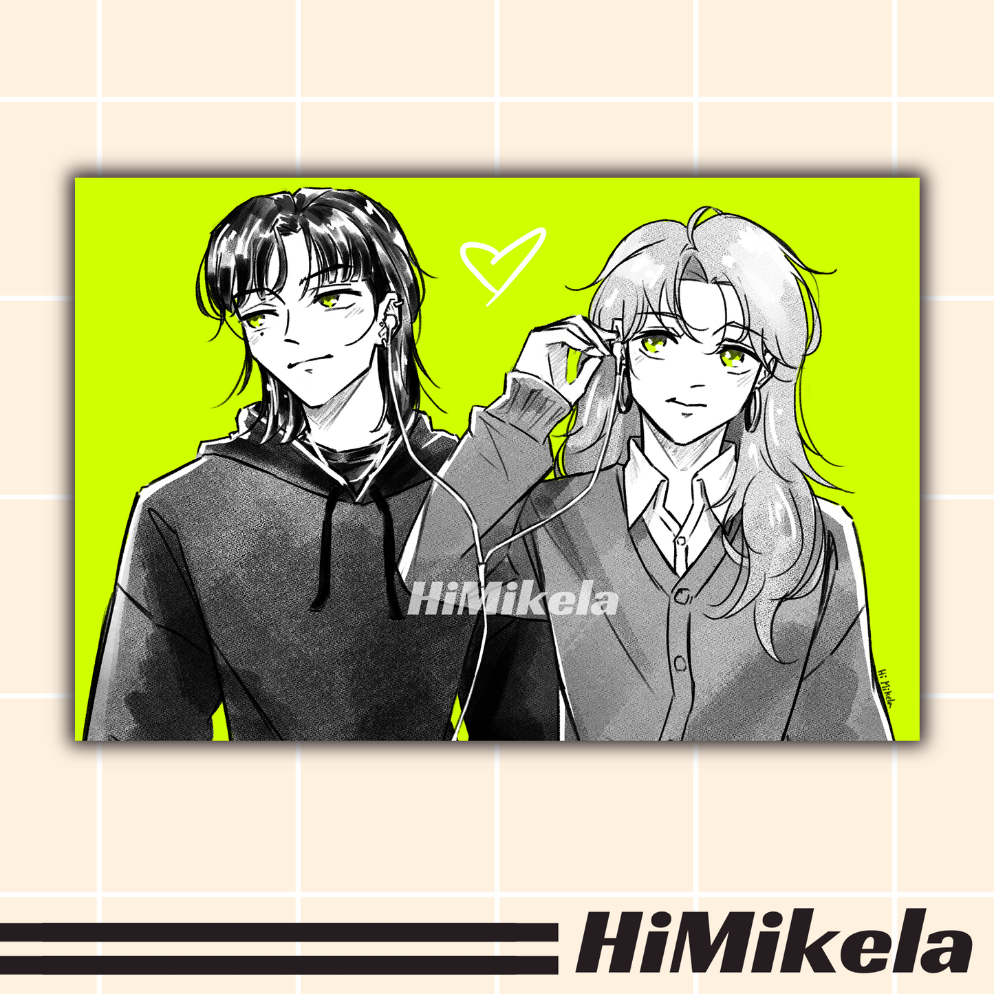 Green Yuri Small Prints