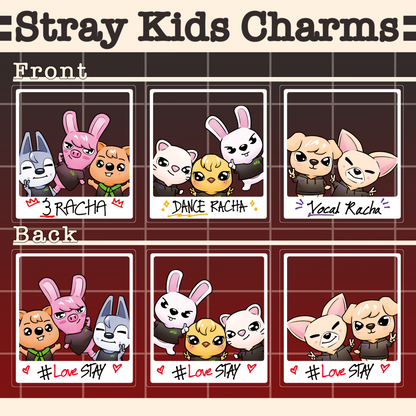 Stray Kids Skzoo Polaroid Acrylic Charms