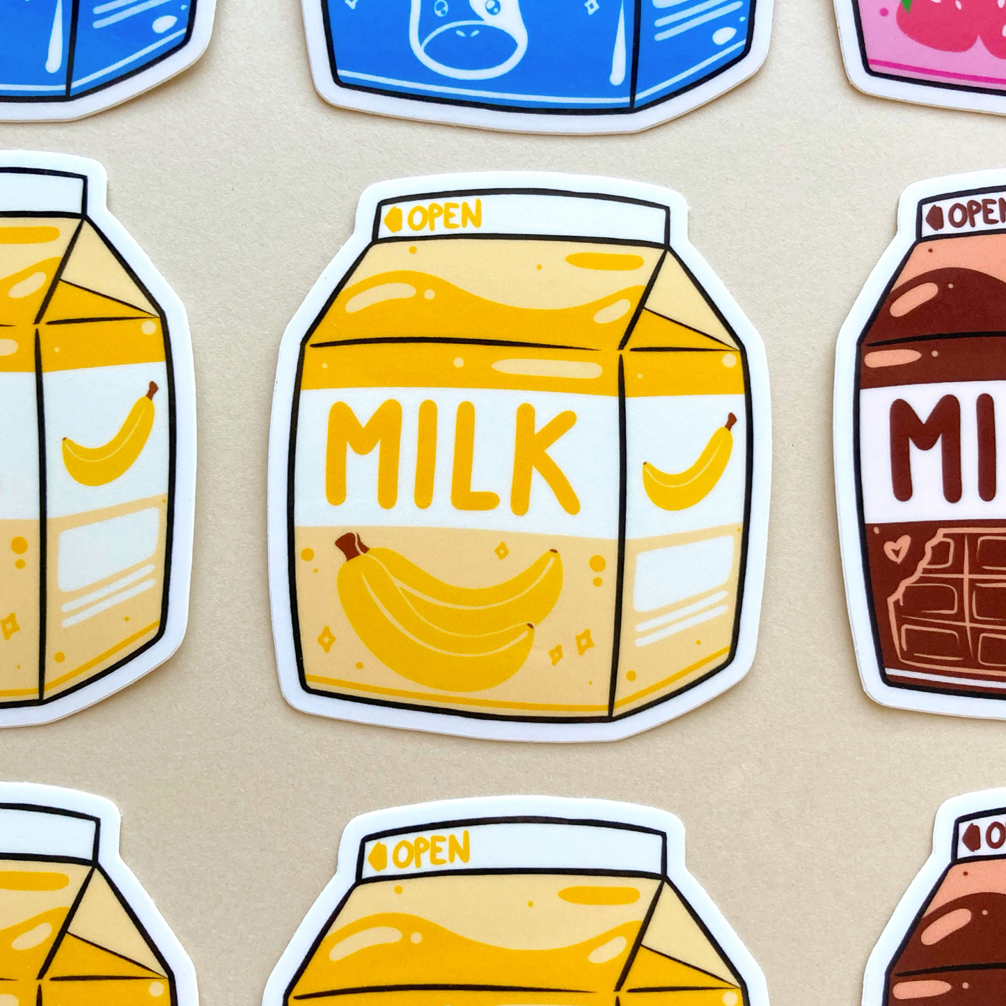 Milk Carton Stickers