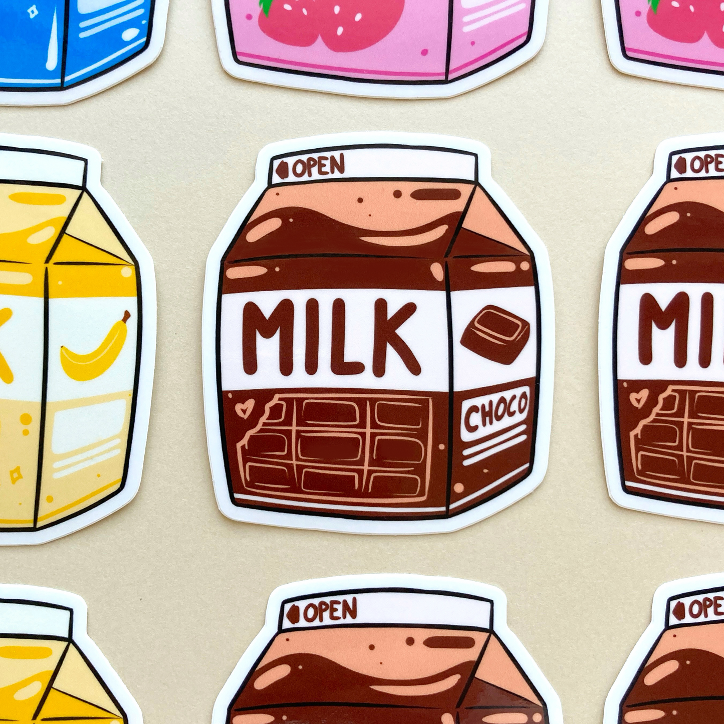 Milk Carton Stickers