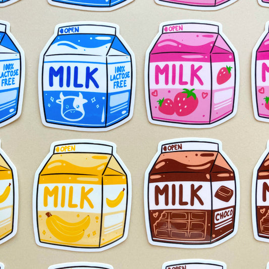 Milk Carton Stickers