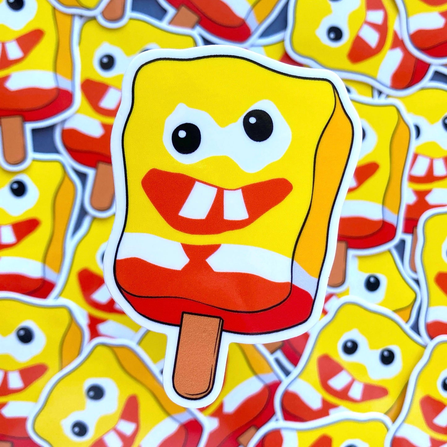 Spongebob Popsicle Sticker