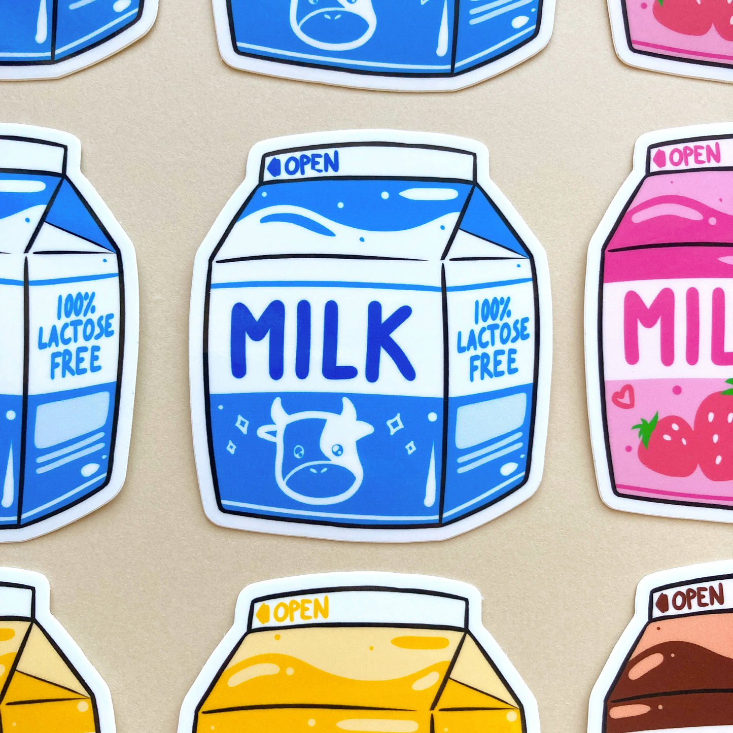 Milk Carton Stickers