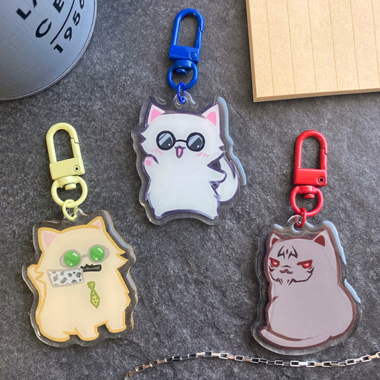 Jujutsu Kaisen Cat Acrylic Charms