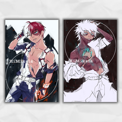 BNHA Todoroki Dabi 11x17 Prints