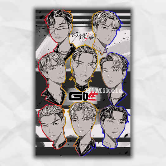 Stray Kids Go Live God's Menu 11x17 Print