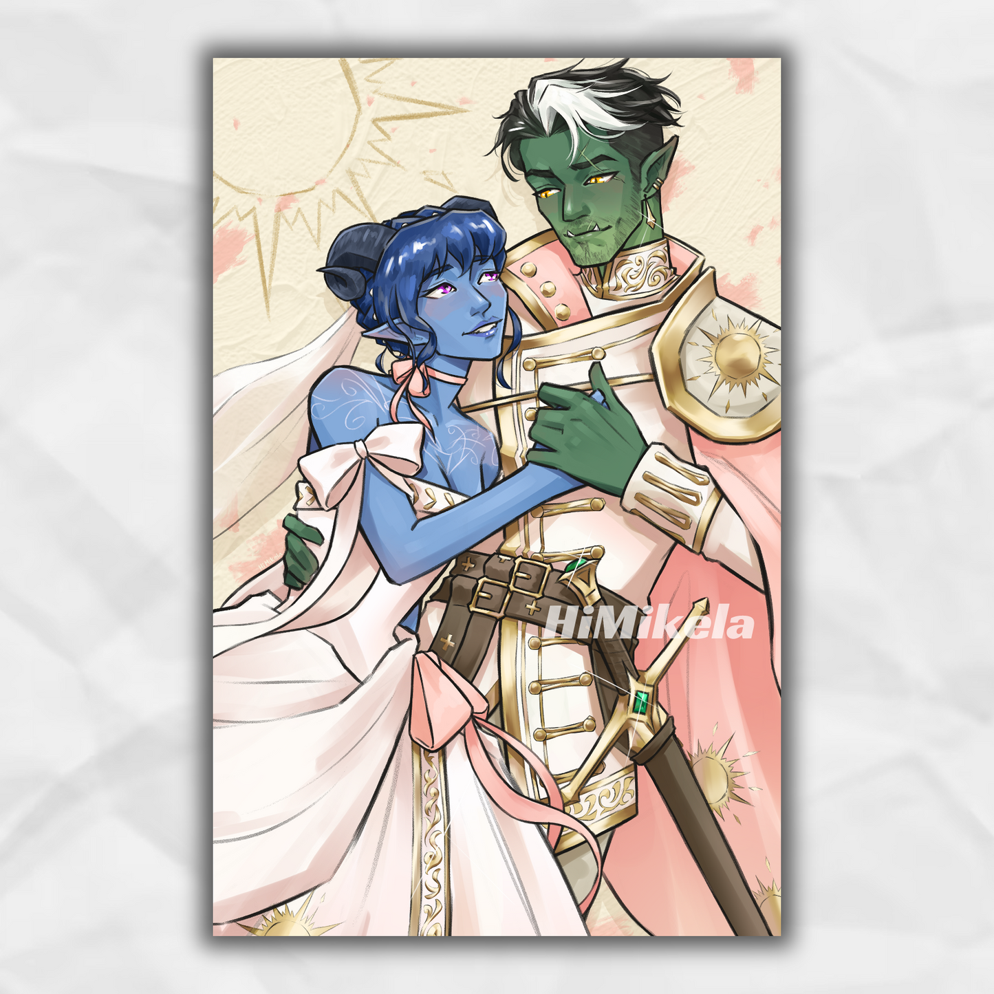 Mighty Nein Fjord & Jester Large Print