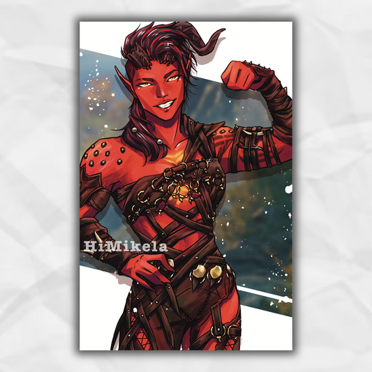 BG3 Karlach 11x17 Poster