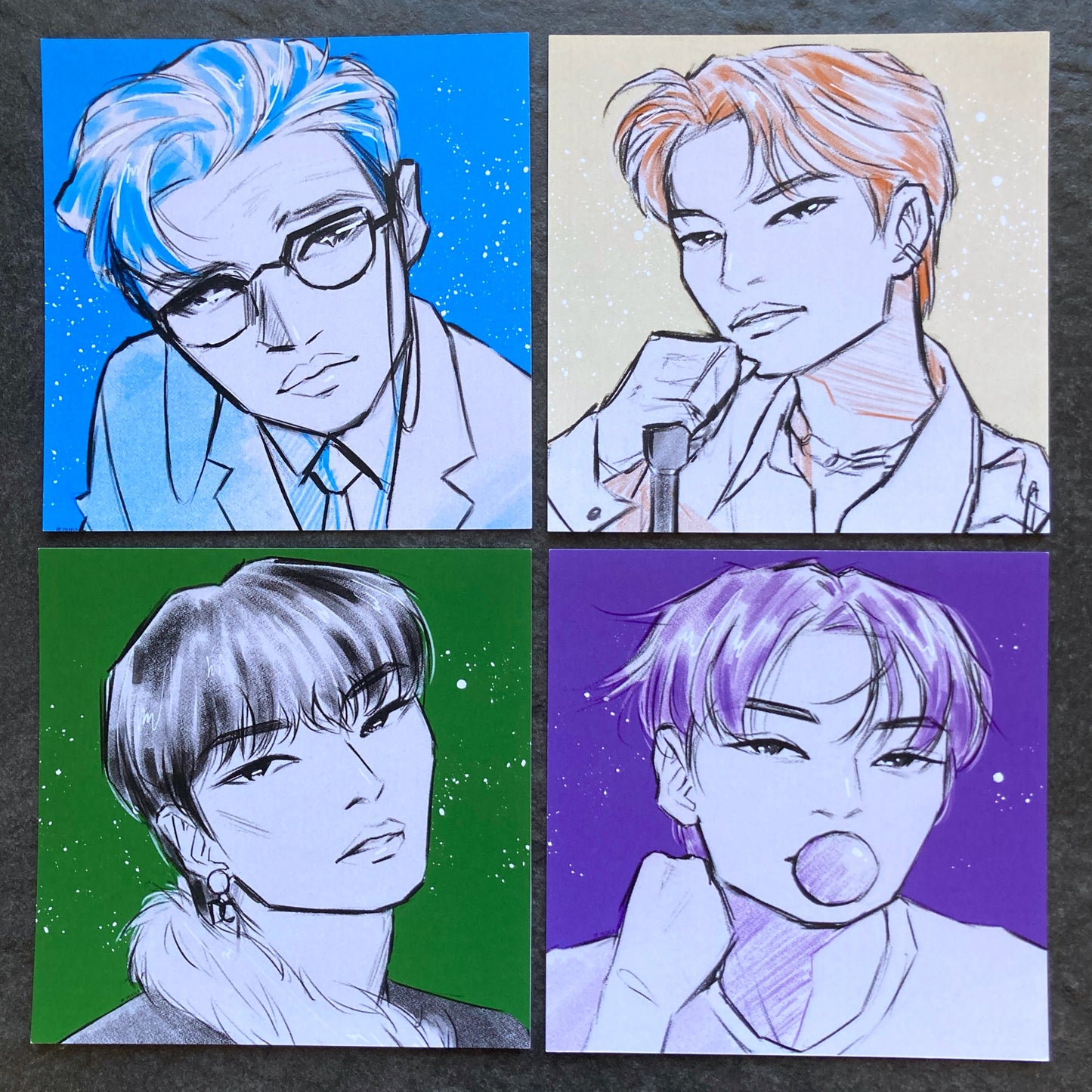 Stray Kids Colorblock Small Prints