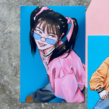 Twice Momo Jihyo Y2K Small Prints