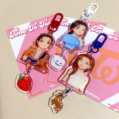 Twice Connected Acrylic Charms