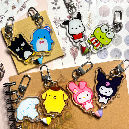 Sanrio Magnetic Heart Charms