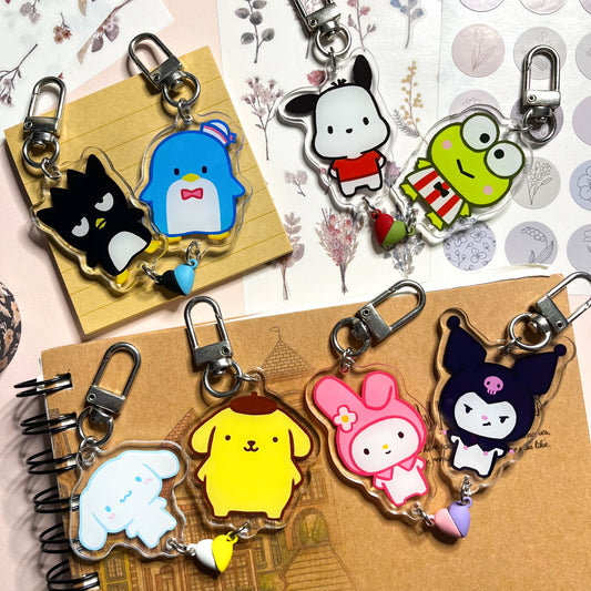 Sanrio Magnetic Heart Charms