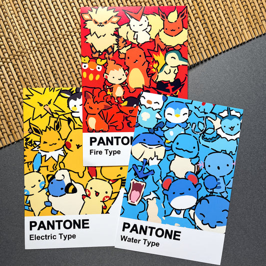 Poke Pantone Small Prints