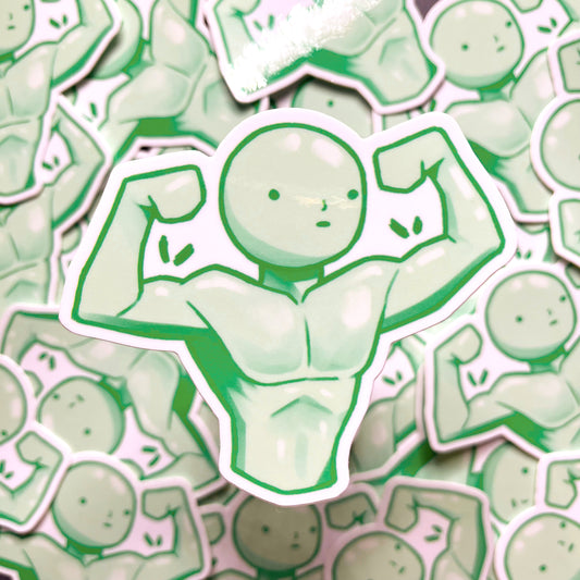 Buff Smiski Sticker