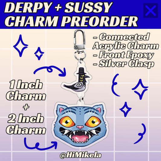 PREORDER - KPDH Derpy + Sussy Charm