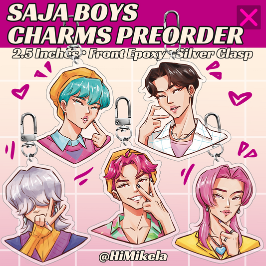 PREORDER - KPDH Saja Boys Charms